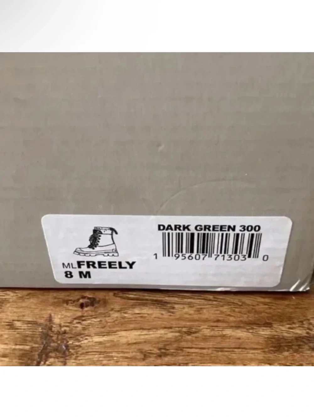 Marc Fisher Freely Lace-Up Lug Sole Boots Dark Green Size 8 NEW in Box NIB